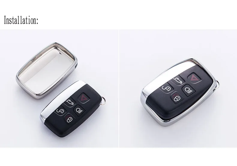 Золотой защитный ТПУ чехол для ключей Range Rover Discovery Defender LR4|Футляр автомобильного