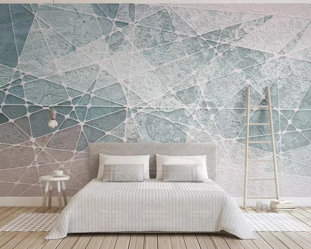 

[Self-Adhesive] 3D Interlace Geometry Line 4 Wall Paper mural Wall Print Decal Wall Murals