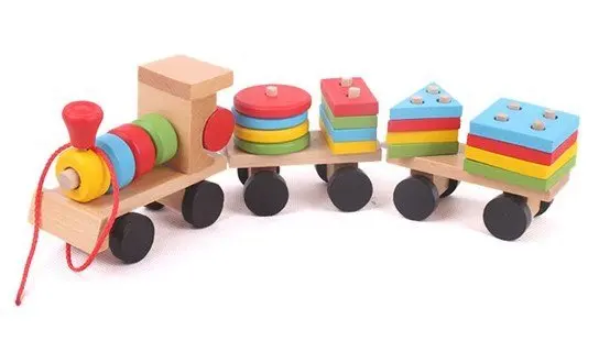 Кэндис Го деревянная игрушка блок красочные разведки форма матча игра модель