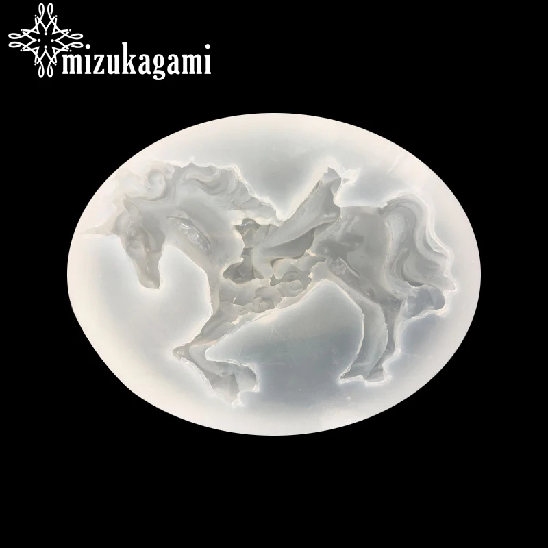 

1pcs UV Resin Jewelry Liquid Silicone Mold Section Horse Animal Resin Charms Molds For DIY Intersperse Decorate Making Jewelry