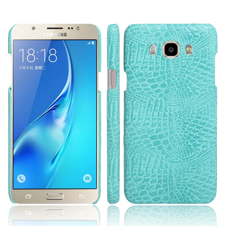 Luxury Crocodile Snake Texture Leather Case for Samsung Galaxy J5 2016 Cover J510 Hard Back PU Phone Cases |