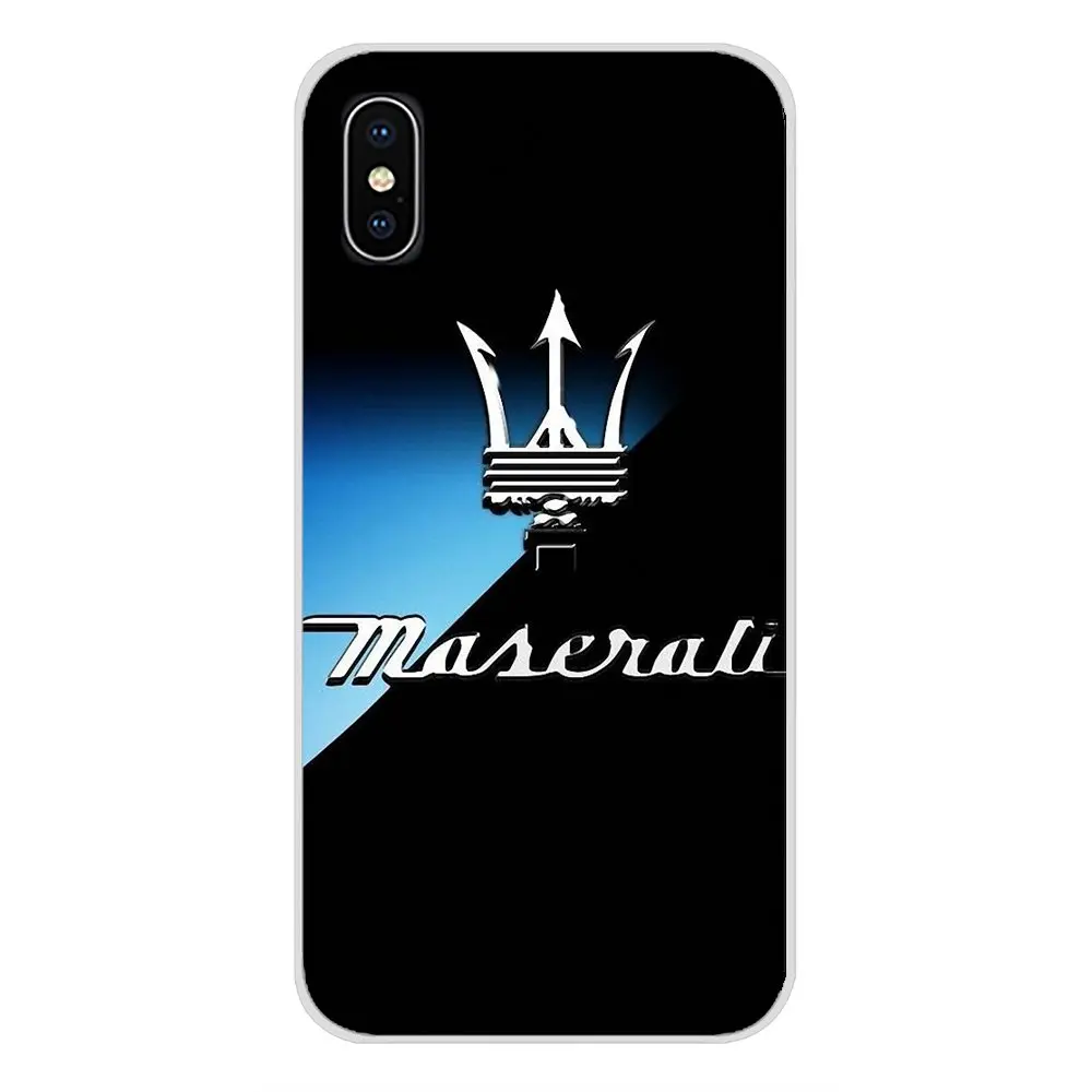 Аксессуары чехлы для телефонов Apple iPhone X XR XS MAX 4 4S 5 5S 5C SE 6 6S 7 8 Plus ipod touch Maserati |