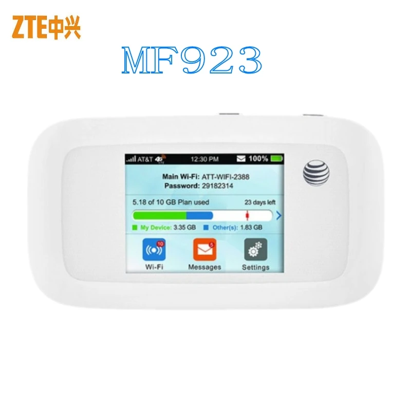 Разблокированный Wi Fi роутер 4g ZTE MF923 lte с поддержкой LTE 4G CPE 700/850/AWS/1900/1700 МГц для