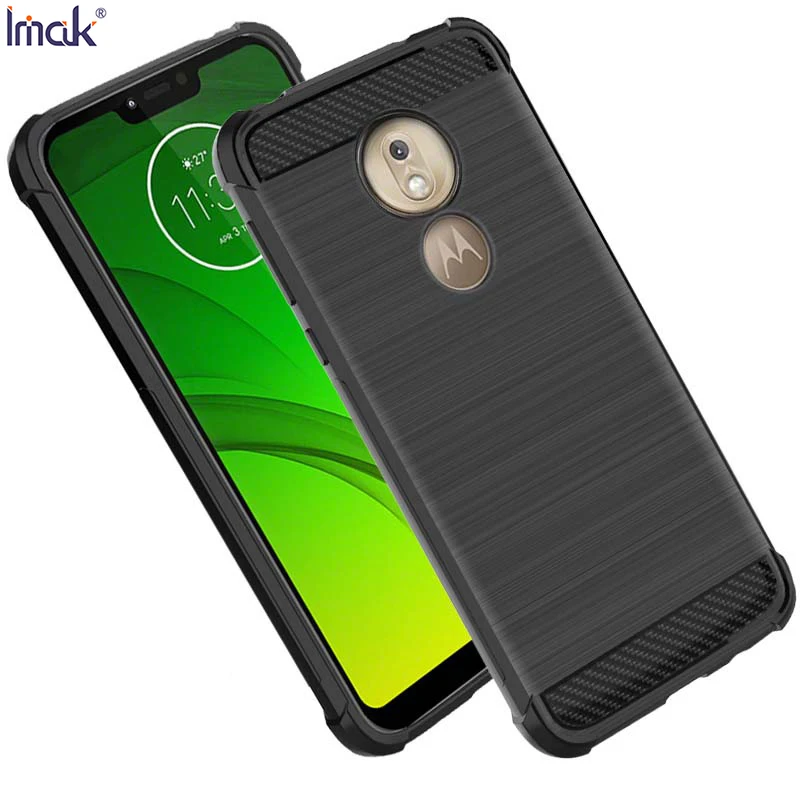 Чехол для Motorola Moto G7 Play Обложка IMAK облегающие чехлы мягкая задняя крышка телефона