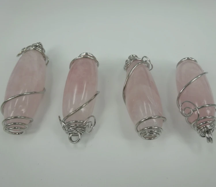 5 шт./лот Оптовая цена Мечта Розовый Кристалл драгоценные камни овальной формы