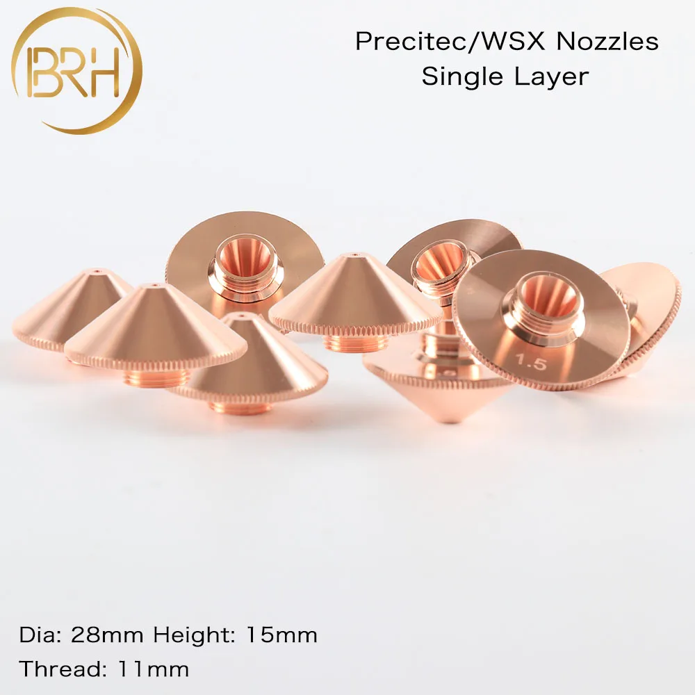 Лазерная насадка BRH Precitec WSX одинарный/двухслойный диаметр 28 мм 0 8-5 IPG/Highyag/Precitec