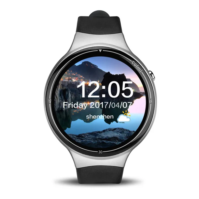 Смарт-часы Slimy I4 Pro 3G Wifi, Android 5,1, 2G/16G, наручные часы, gps, sim-карта, монитор сердечного ритма, умные часы с аккумулятором 400 мАч - Цвет: Серебристый