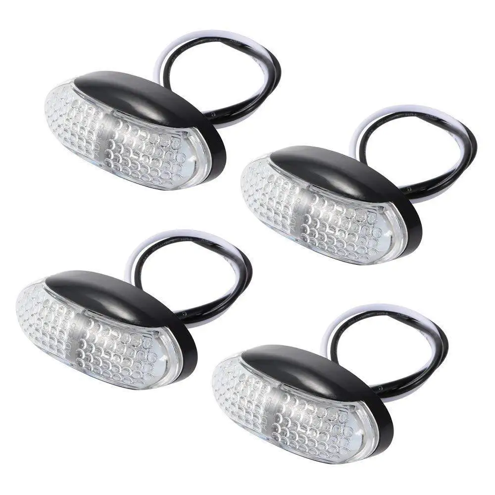 Fuleem 10 шт. красный 4 светодиода Боковой габаритный фонарь светодиодный задний 12 В 24