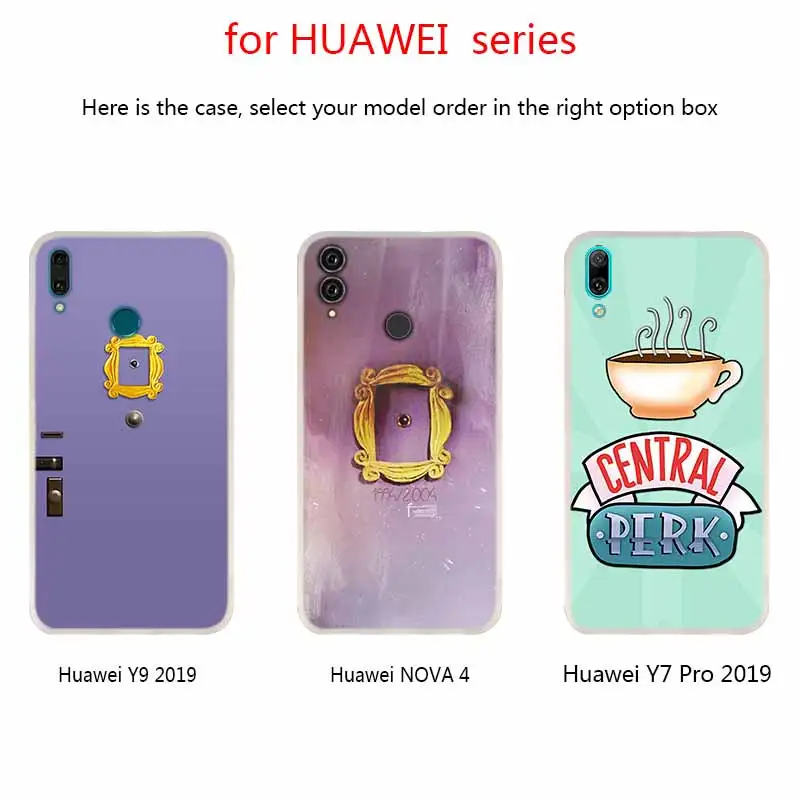 Мягкий силиконовый чехол для huawei Коврики 20 10 Lite 20 pro s Nova 3 4 3i y9 y6 y5 y7 pro 20X крышка друзей ТВ шоу