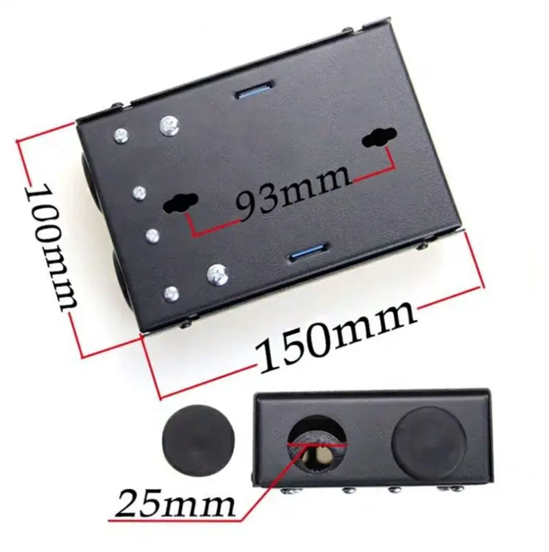 2pc 6core fiber optic termination box full installed FC pigtail&adapter SPCC 6 port MINI patch panel ftth ELINK 1.0mm thickness