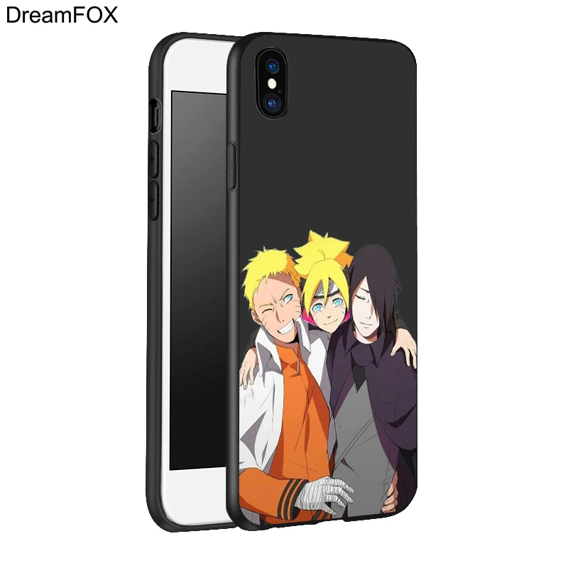 DREAMFOX L036 Аниме Наруто Черный Мягкий ТПУ силиконовый чехол для Apple iPhone 11 Pro XR XS Max X 8 7 6