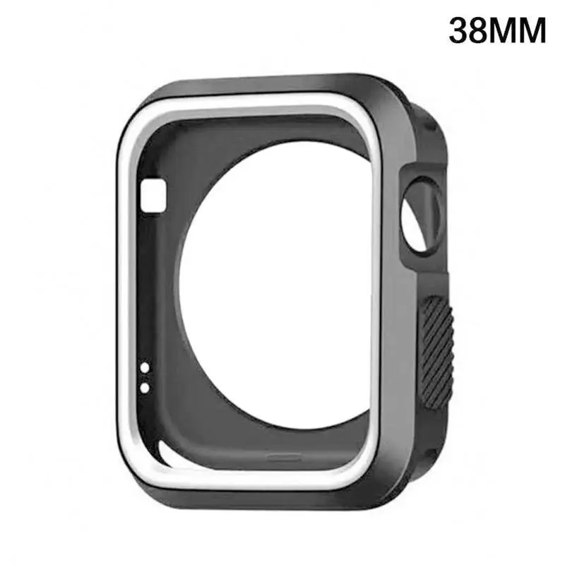 EastVita силиконовый защитный чехол для Apple Watch 42 мм 38 Полная рамка экрана резиновая