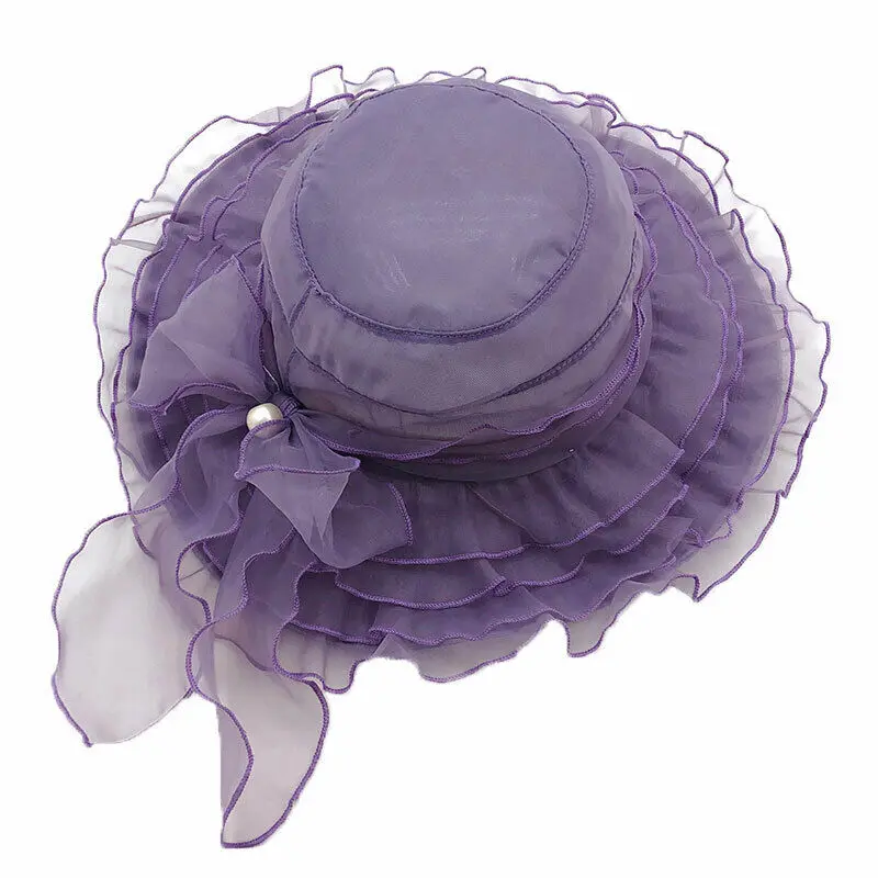 2019 элегантная женская кепка со шнуровкой с широкими полями Кентукки Дерби шляпа