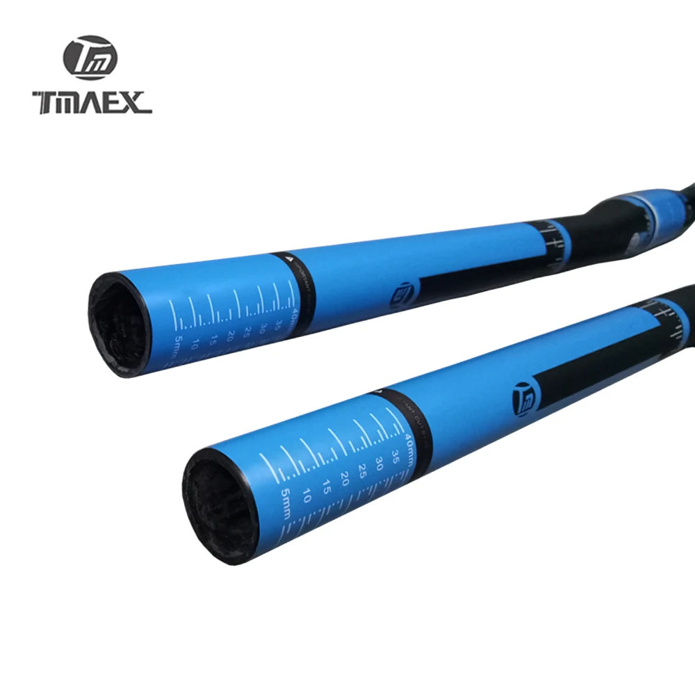 TMAEX-Pro синий UD углеродный руль для горного велосипеда, плоский/подъемный руль, углеродные детали для велосипеда, запасные части для велосипеда 145 г