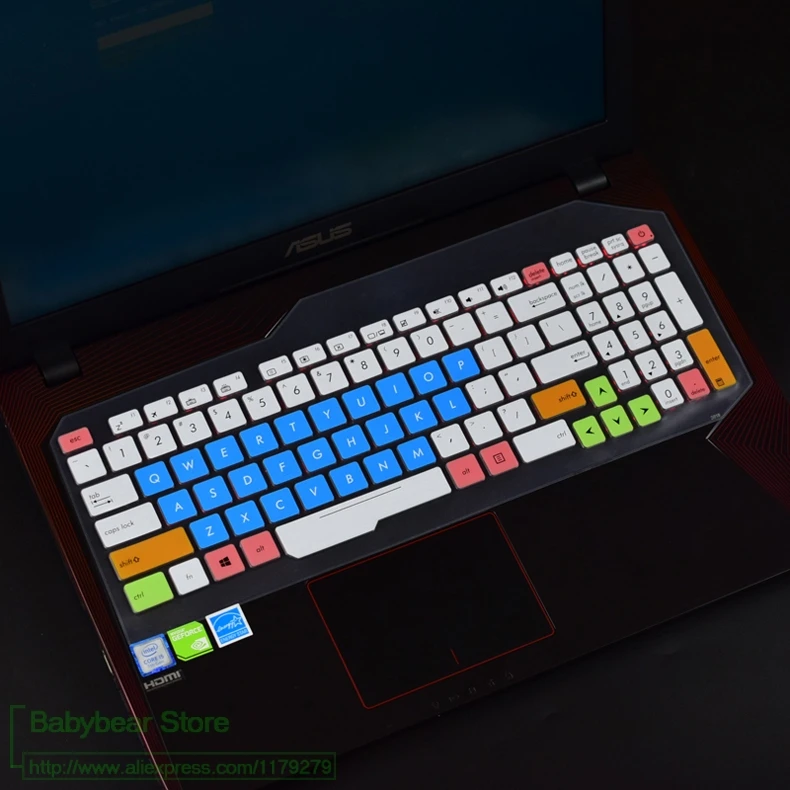 Защитный чехол для клавиатуры ноутбука Asus Rog FZ53 ZX53 ZX53VE FZ/FX53VD FX53VW6300 VD6700 7700 GL553V |