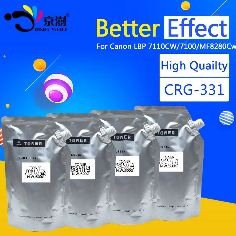 500g/цвет совместимый Заправка картриджей порошок для Canon LBP7110Cw LBP7100cn MF6680DN MF8210Cn 8280