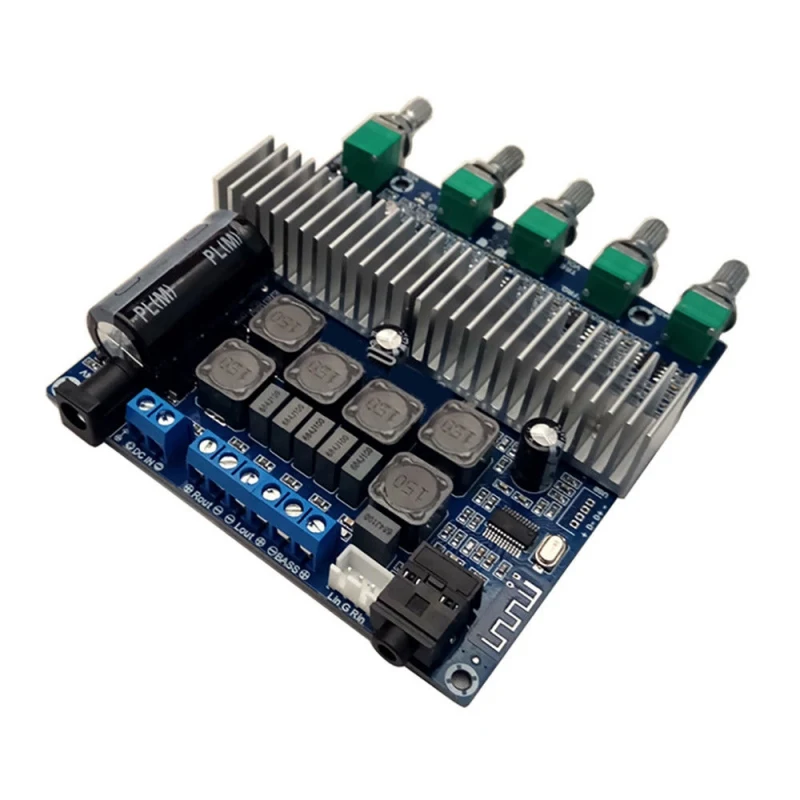 

Bluetooth 4.2 TPA3116D2 Digital 2.1 Audio Amplifier Board 100W+50W+50W 12-24V