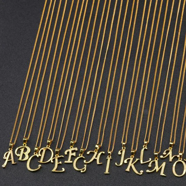 Заводские золото ювелирные изделия европейских Медь большой начальной Цепочки и