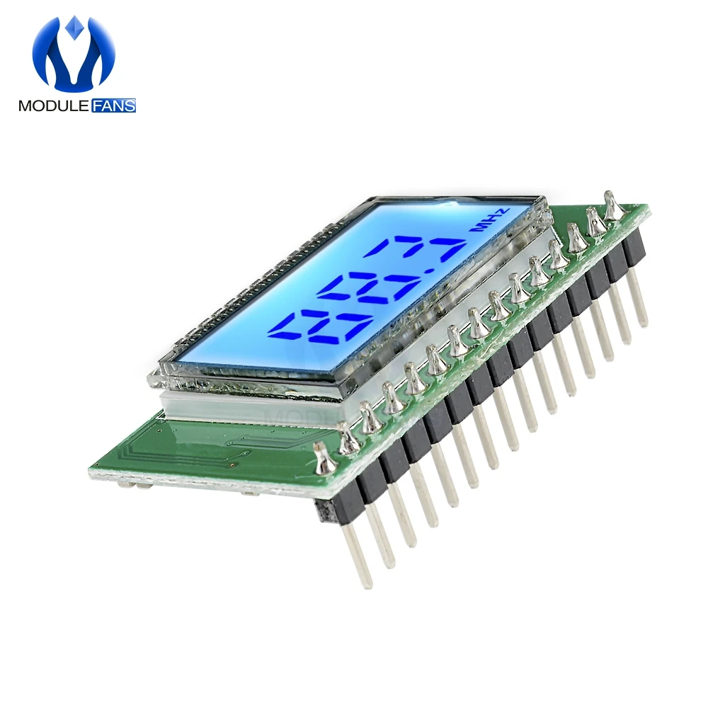 Wireless PLL LCD 87-108MHZ Digital FM Radio Transmitter/Receiver Module Microphone Stereo Board Noise Reduction Diy Kit
