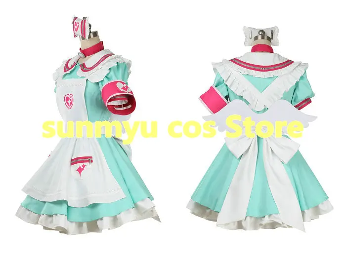 

IDOL MASTER CINDERELLA GIRLS Yumemi Riamu maid clothes Cosplay Costume, custom SIZE,Halloween