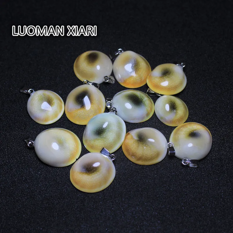 Оптовая продажа разнообразные Подвески в виде 12 искусственных ракушек подходят