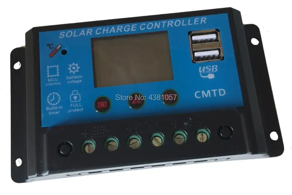 Высокое качество! 20A10A 12V24V авто. Солнечное зарядное устройство контроллеры ЖК