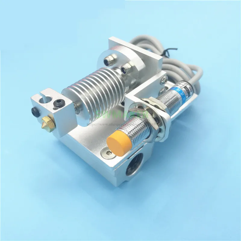 Reprap prusa i3 V6 Bowden X каретка с креплением + комплект hotend индуктивным датчиком