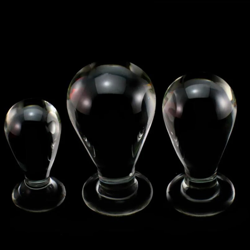 3 шт./лот прозрачная Анальная пробка в форме Грибов анальные бусины Женская