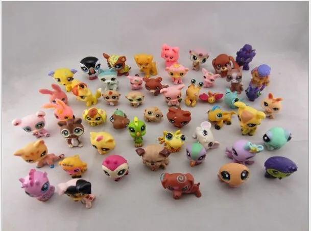 20pc /Lot Littlest Pet Shop Cat Dog Animals action Figures Ramdon Girl Boy Toys Gift | Игрушки и хобби