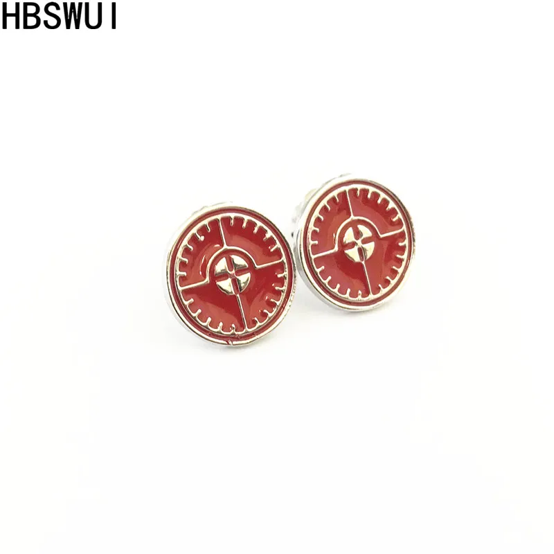 HBSWUI серьги гвоздики высокого качества классический ТВ Фильм аниме металлические