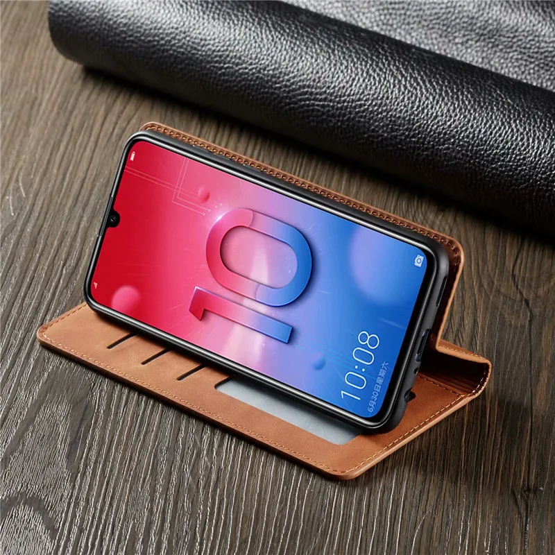 Чехол книжка для смартфонов Huawei P Smart Honor 10i 10 Lite кожаный 4 цвета|Бамперы| |
