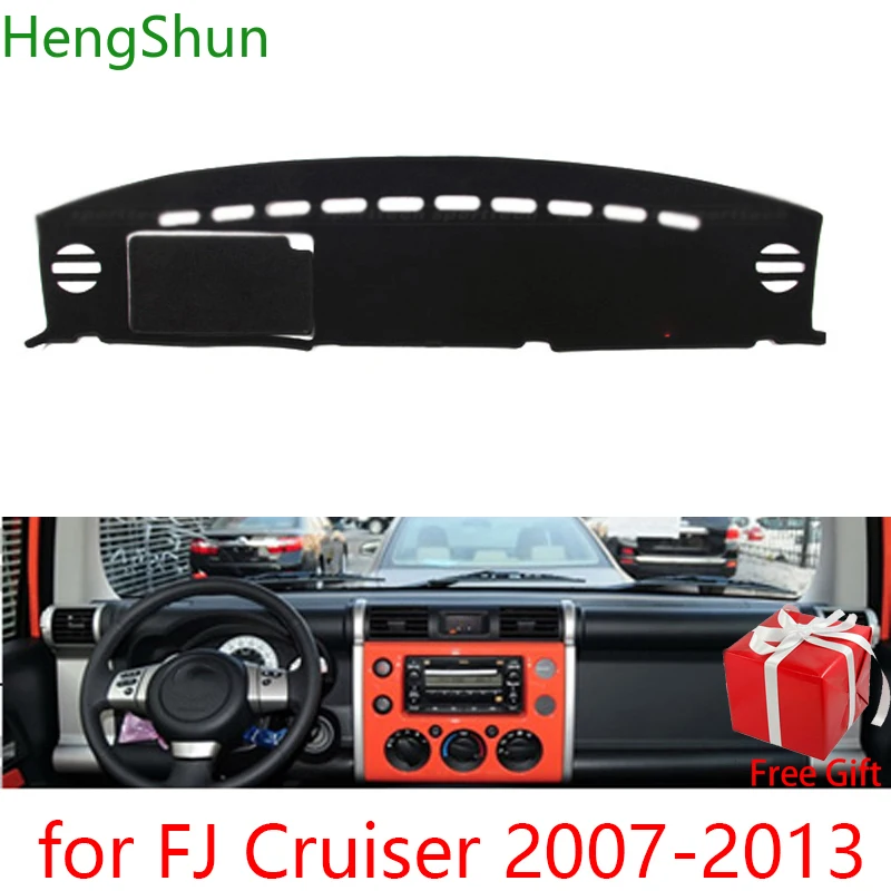 Для Toyota FJ Cruiser 2007 2008 2009 2013 автомобильный Стайлинг Даш коврик наклейка на приборную
