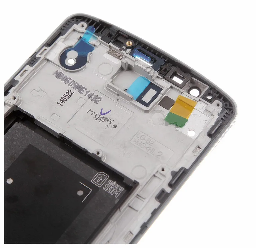 Heyman средняя передняя рамка для LG G3 LS990/VS985/D850/D851/D855 рамка Корпус ЖК-экран держатель рамка запасные части+ клей