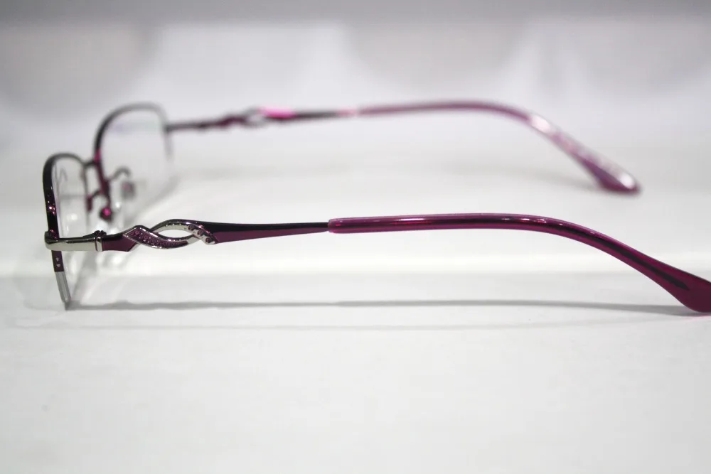 Gafas сплав Frame спираль украшения ноги оптический индивидуальный заказ линзы очки
