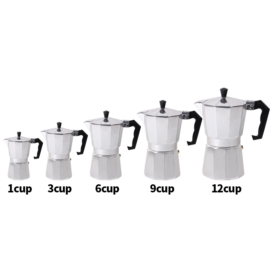 TUANSING, плита, Кофеварка, алюминий, Mocha, эспрессо, Перколятор, горшок, Кофеварка, Mocha, горшок, 1 чашка/3 чашки/6 чашек/9 чашек/12 чашек