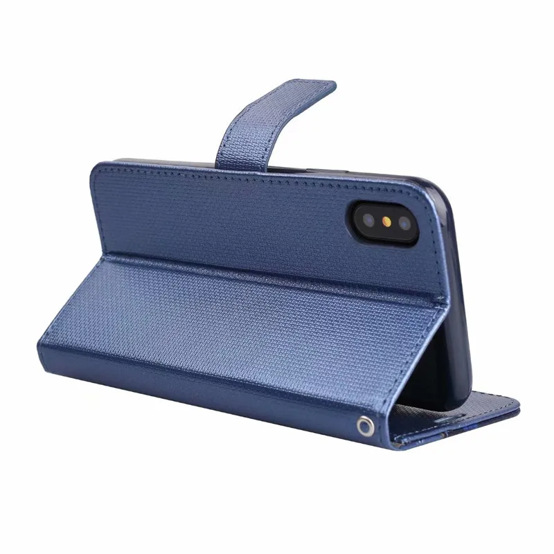Для iphone X XS Max XR чехол Блестящий Роскошный PU кожаный чехол для iphone 6 6S 7 8 Plus 5 5S SE алмазный горный хрусталь флип чехол-кошелек