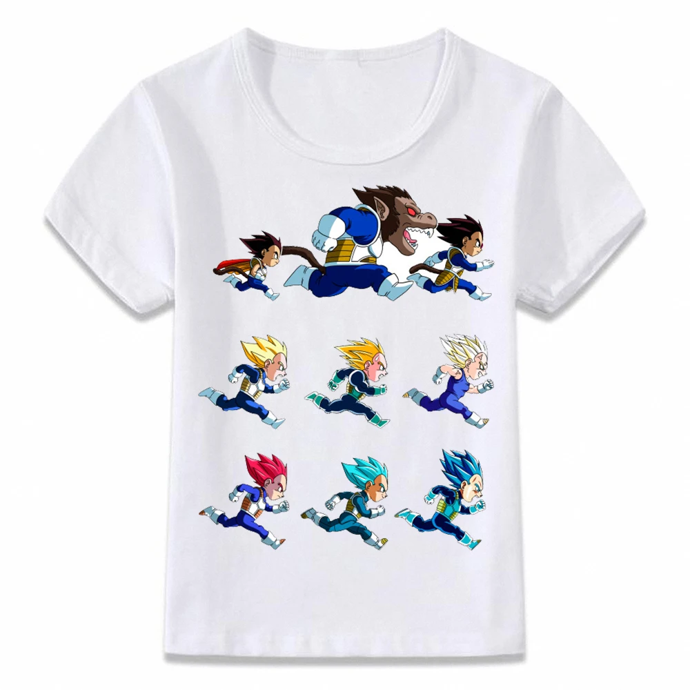 Детская одежда футболка Saiyan Evolution Goku Oozaru для мальчиков и девочек|Тройники| |