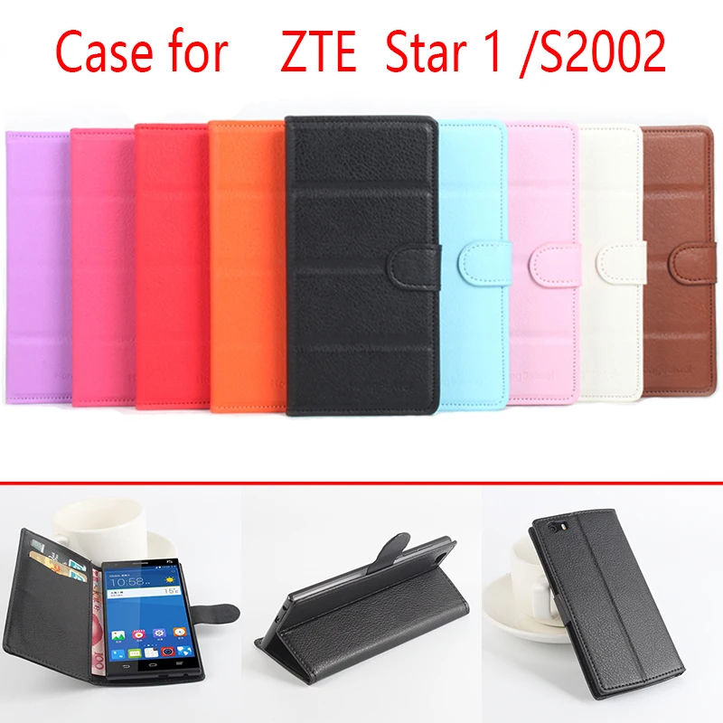 Кожаный чехол-книжка для телефона zte Star 1 S2002 кожаный чехол-бумажник A510 A610 A520 V5