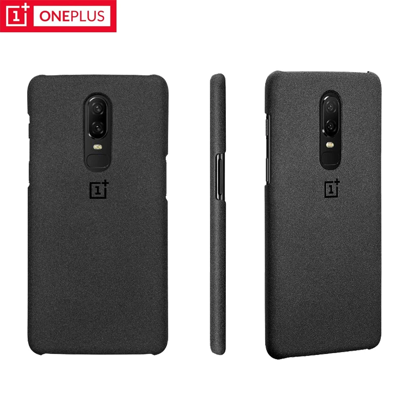 oneplus 6 Sandstone case 100% original official cover shell protective one plus coque oneplus6 funda six |