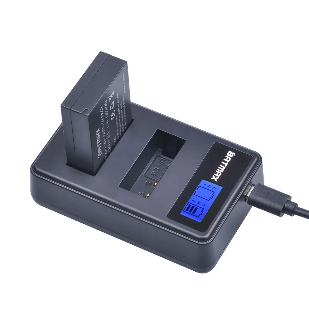 Аккумулятор для цифровой камеры Batmax LPE12 LP-E12 LP E12 + зарядное устройство USB с
