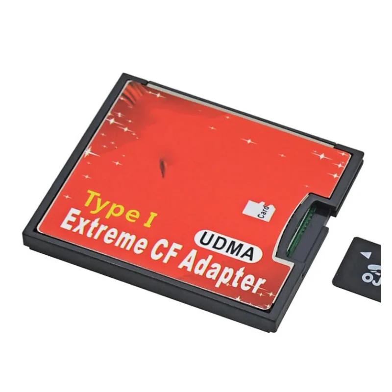 Micro memory TF to CF Card Adapter MicroSD SD/HC Compact Flash Type I Memory Reader Converter single slot | Компьютеры и офис