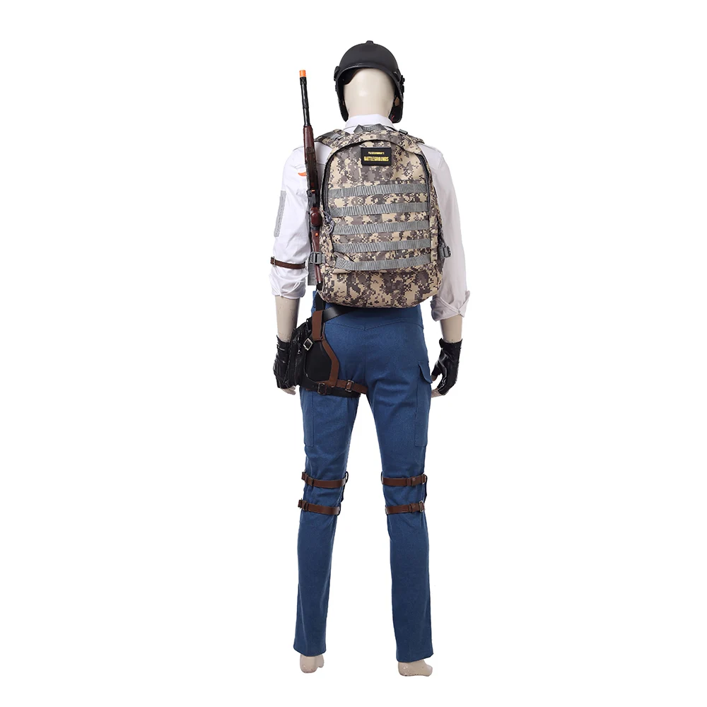 New Hot Game PLAYERUNKNOWN'S BATTLEGROUNDS Costume Men Suit PUBG Cosplay Costume Halloween Costumes For Men Custom Made