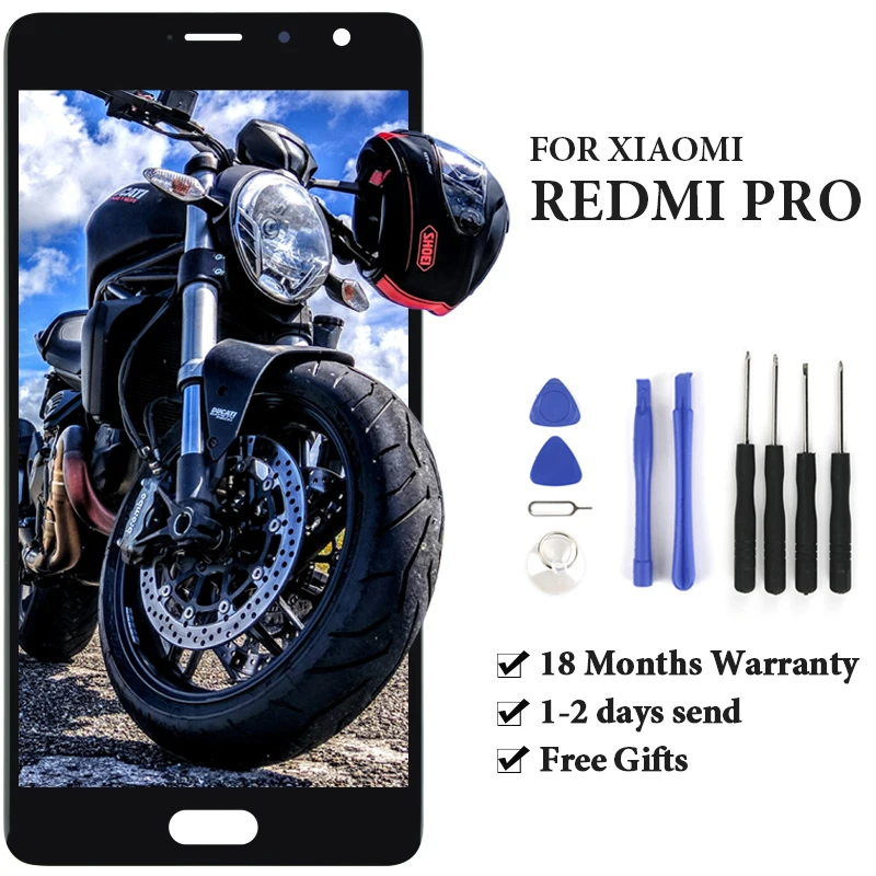 

Новый ЖК-дигитайзер 6,26 дюйма для redmi pro, ЖК-экран, Высококачественная копия, замена, ЖК-дисплей для redmi pro, дисплей