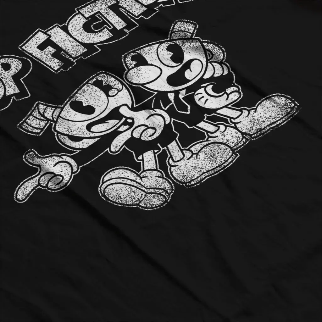 Чашки Художественная литература Cuphead проблемных Для мужчин футболка|Мужские