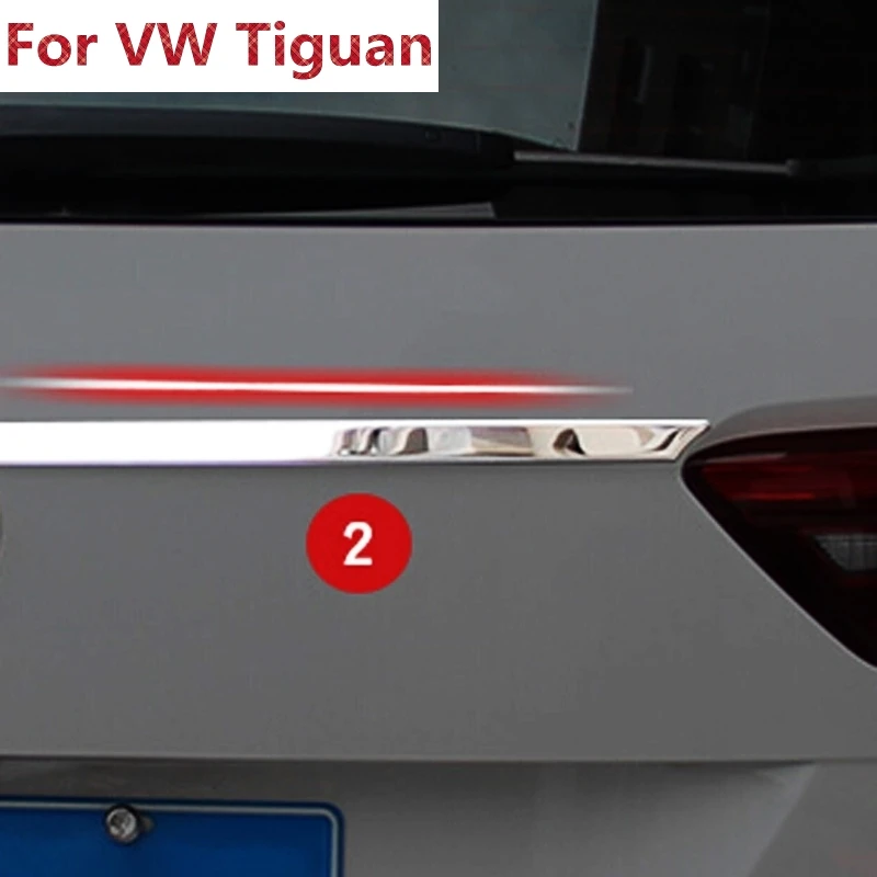 Для Volkswagen Tiguan второго поколения 2017 2018 Задняя Крышка багажника отделка Люк ручка