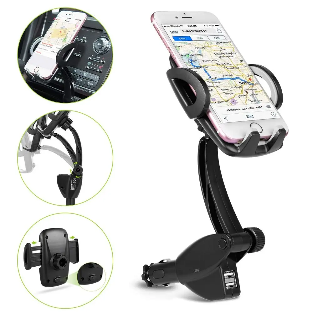 Универсальная автомобильная подставка для телефона Iphone X 8 7 Plussmart Phone Socket