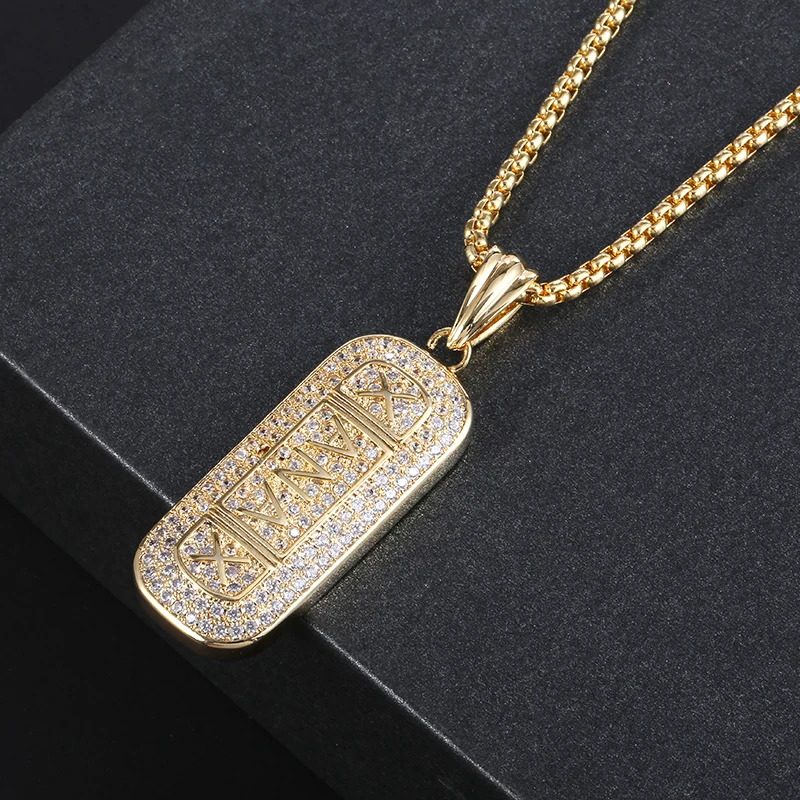 

Fashion Hip hop Gold English Letter Design Novelty Pendant Necklace Jewelry Female Accessories Gift