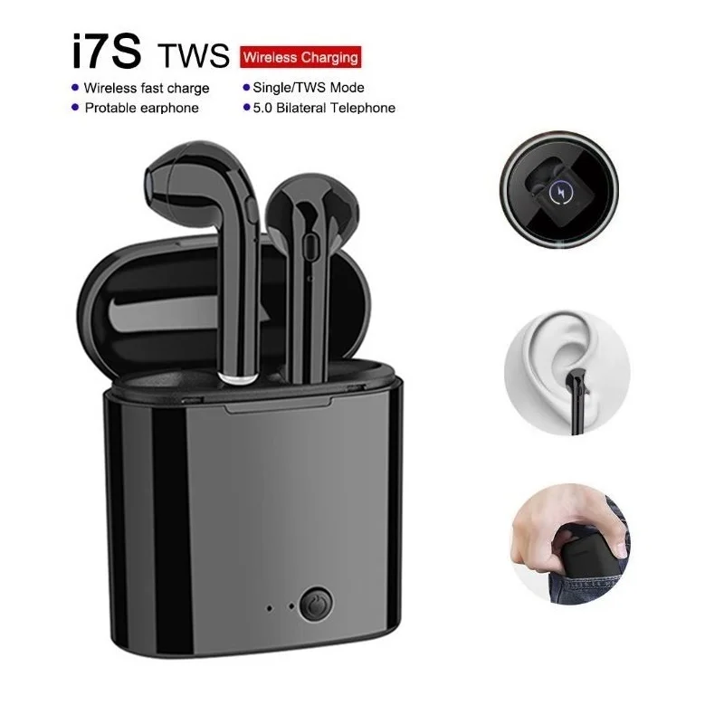 Прямая поставка i7 TWS Bluetooth 5 0 наушники 1:1 двойные звонки беспроводная гарнитура