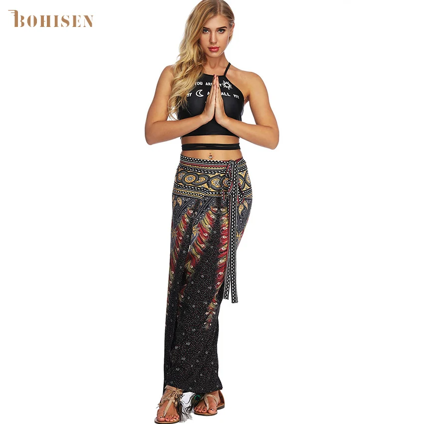 BOHISEN африканские платья для женщин Африканский принт женские юбки модная длинная