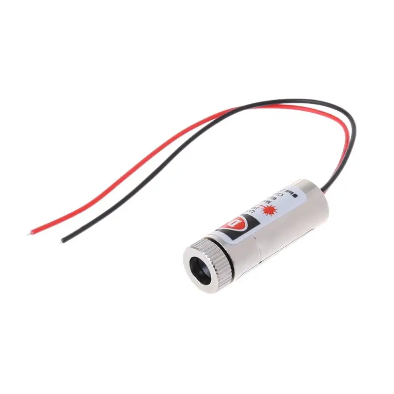 

1Pc 650nm 5mW Red Point Laser Module Head Glass Lens Focusable Industrial Class